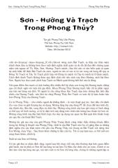 Sơn - Hướng Và Trạch Trong Phong Thủy- - Phong Thủy Văn Phòng.pdf