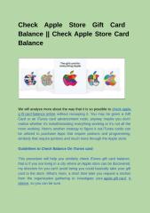 Check Apple Store Gift Card Balance __ Check Apple Store Card Balance-converted.pptx