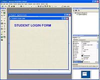 Student Login Form  Using Visual Basic 6